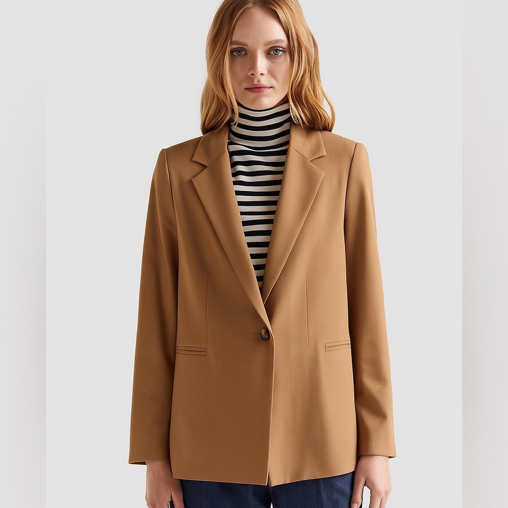 NWOT Camel United Colors Of Benetton Blazer